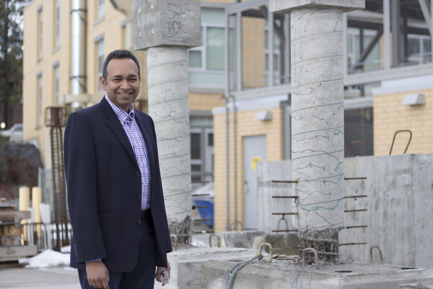 Shahria Alam, co-director of UBC's Green Construction Research and Training Centre and the lead investigator of the study. Source: UBC Okanagan