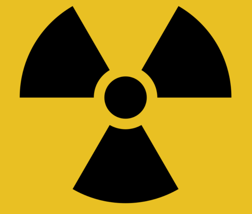International ionizing radiation warning symbol.
