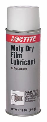 Loctite molybdenum dry lubricant aerosol; Source: Henkel Corporation