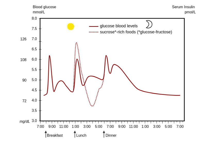 Glucose trend graph. Source: Jakob Suckale, Michele Solimena/CC BY-SA 3.0