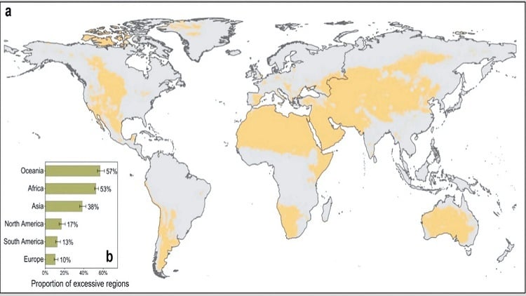 Mapped: Global health risks of groundwater sulfate