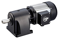 Single stage helical geared motor.
