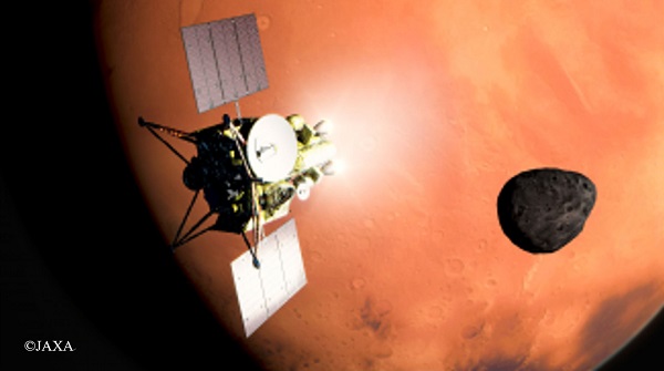 Artist's concept of the MMX space probe that will be designed by Mitsubishi Electric Corp. Source: JAXA