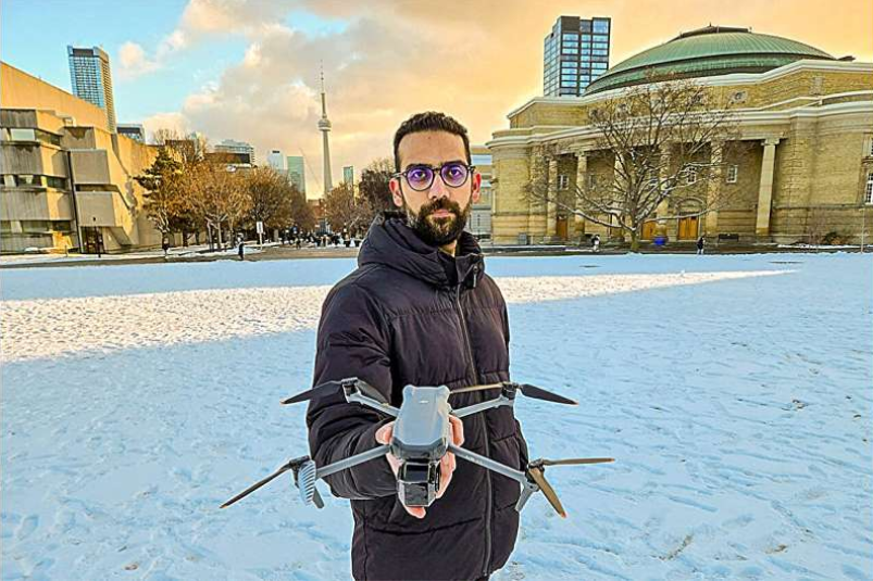 Kamran Alasvand Zarasvand aims to make aerospace vehicles safer in icy weather. Source: Behrooz Khatir and Mohammad Soltani