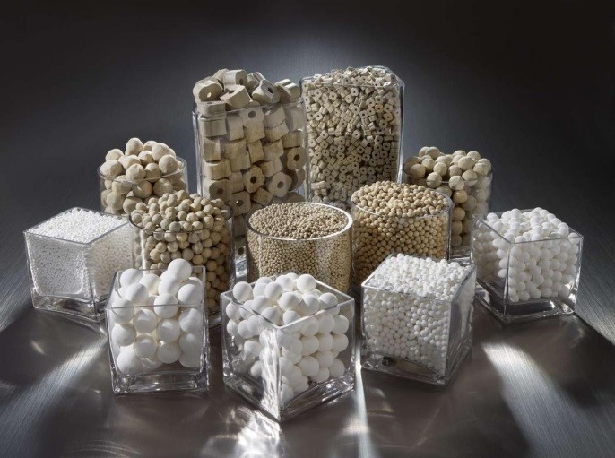 Figure 4. Saint-Gobain NorPro Denstone&reg; support media. Source: Saint-Gobain NorPro