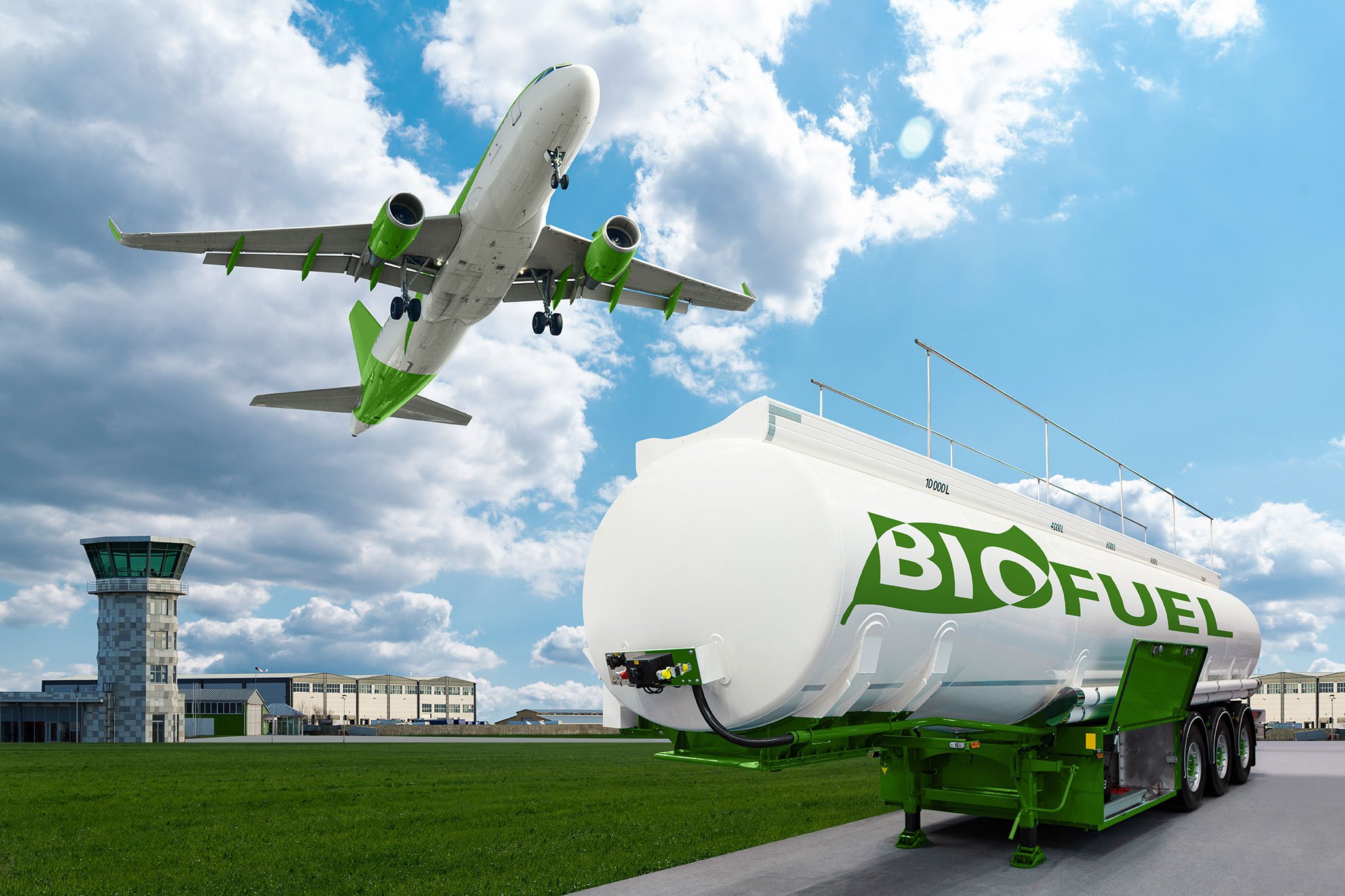 Figure 2: Boeing and Airbus both say that by 2030 their commercial aircraft will be able to fly on 100% sustainable fuels. Source: Adobe Stock