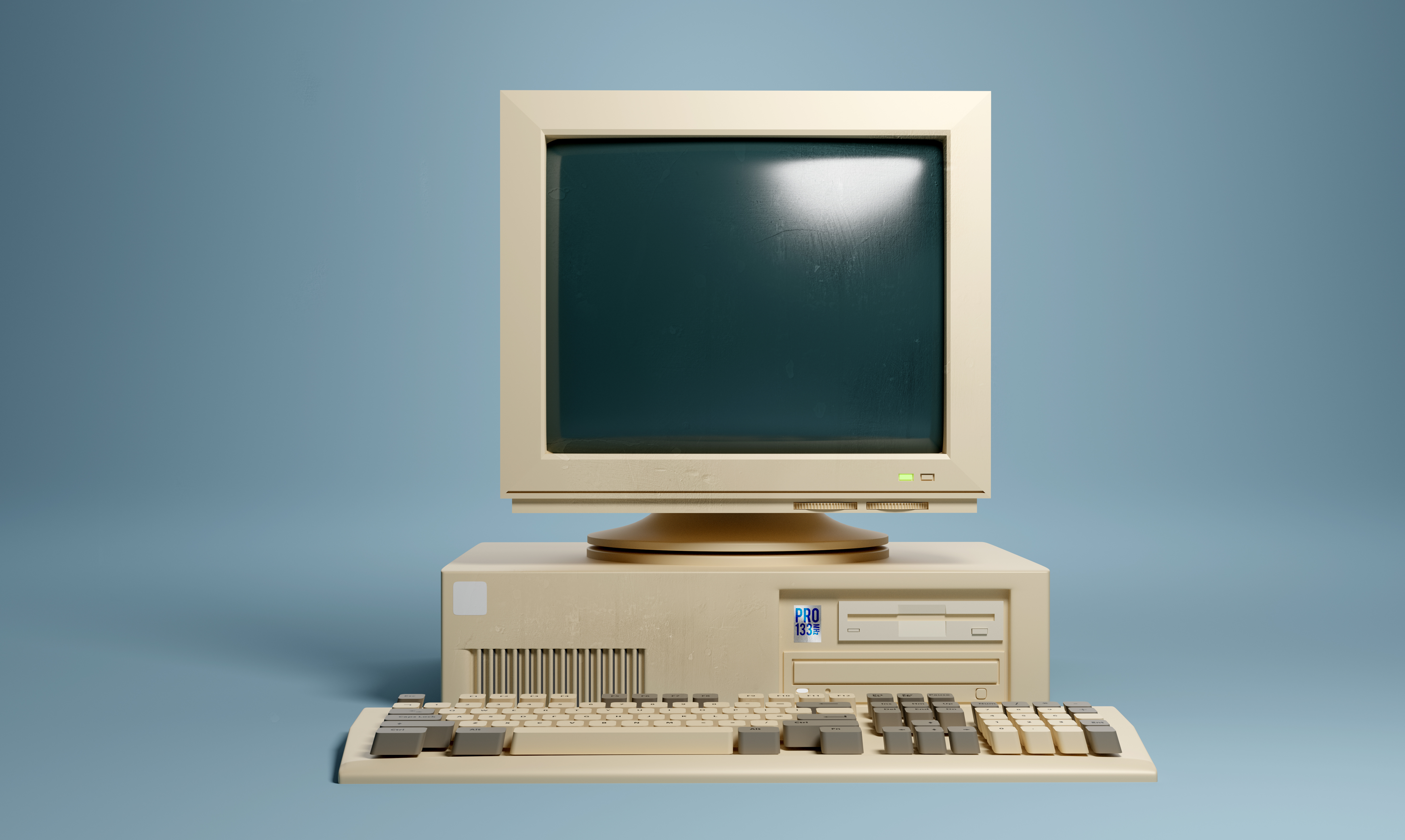 This computer might be in the dustbin of history, but technological advances like AI will lead to careers that haven't been dreamed up yet. Source: James Thew/Adobe Stock