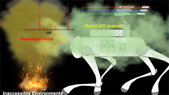 A robot dog for sniffing out hazardous gases