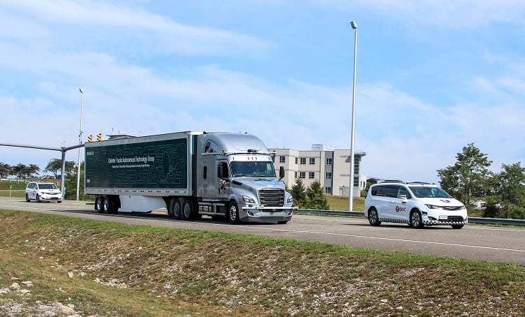 Daimler begins self-driving truck tests on highways in Virginia