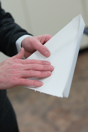 Paperboard coated with the biomaterial exhibited strong oil and water barrier properties. Source: Pennsylvania State University