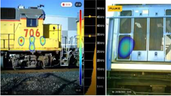 Automating air leak detection on trains