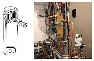 The turbomachine expander offers an efficient and safe strategy for heating and cooling. Source: Purdue University