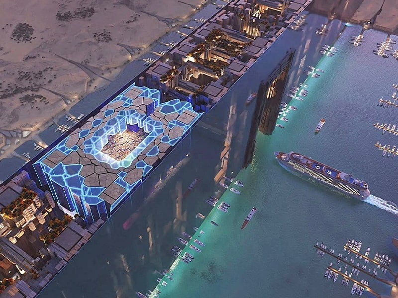 Neom stadium rendering. Source: Saudi Arabia Ministry of Sport