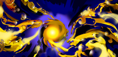 Exploding polymer-coated gold nanoparticles in nano-engine. Image source: Yi Ju/University of Cambridge