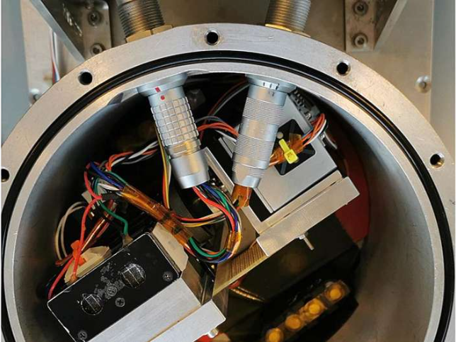 The StarMed experiment inside the NyMEx Experiment Module, where membrane fluidity is tested under altered gravity conditions. Source: University of Adelaide