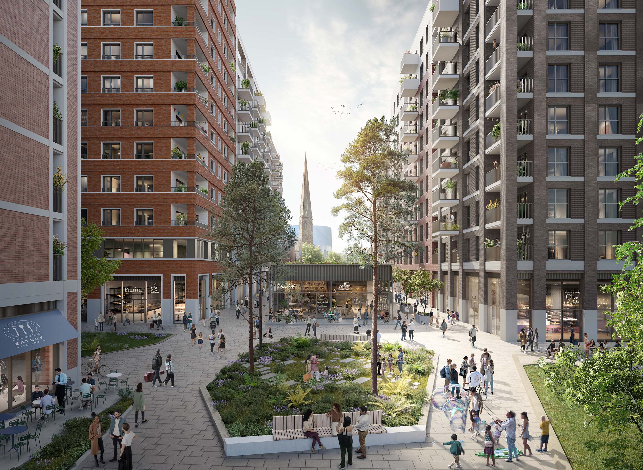 A recent rendering of Coventry Centre's modernization. Image source: Coventry Centre Council