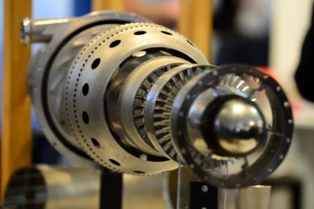 The 3D-printed jet engine is claimed to be a world first. Source: ABC