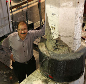University of Utah Civil and Environmental Engineering Professor Chris Pantelides. Image credit: University of Utah College of Engineering/Dan Hixson.