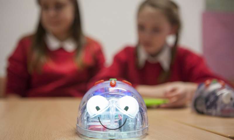 One of the robots used in the University of Plymouth's Robo21c program, which aims to complement to the school curriculum by developing teachers' skills and understanding of robotics and programming. Source: University of Plymouth
