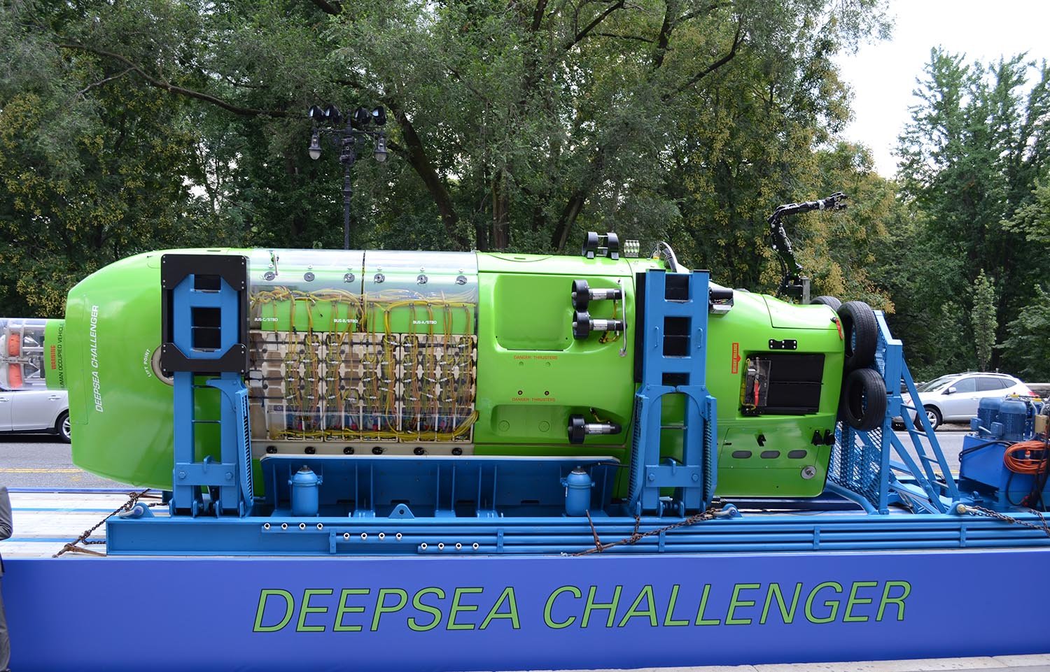 Figure 1: The Deepsea Challenger was able to travel to the deepest known point in the Earth’s seabed thanks to syntactic foams. (Source: Dr. Nikhil Gupta, NYU Tandon School of Engineering)