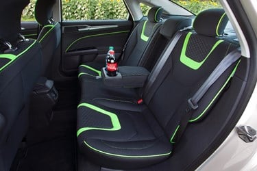 Ford Fusion interior using plant-based fabric. Source: Ford Motor Co.