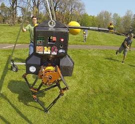 Engineers have successfully field tested their walking robot, known as ATRIAS. Inage source: Oregon State University.