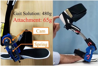 The device is designed to help stroke patients by improving their walking and preventing falls. Source: Tohoku University