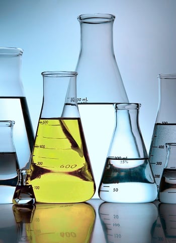Figure 2: Samples should be taken directly into the sample container with the pump running. Source: Paratherm