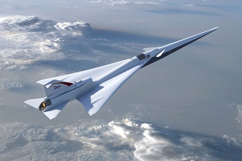 An illustration of the QueSST aircraft. Image credit: NASA