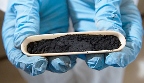 A valuable magnetic reduced iron oxide is extracted from red mud. Image credit: WPI