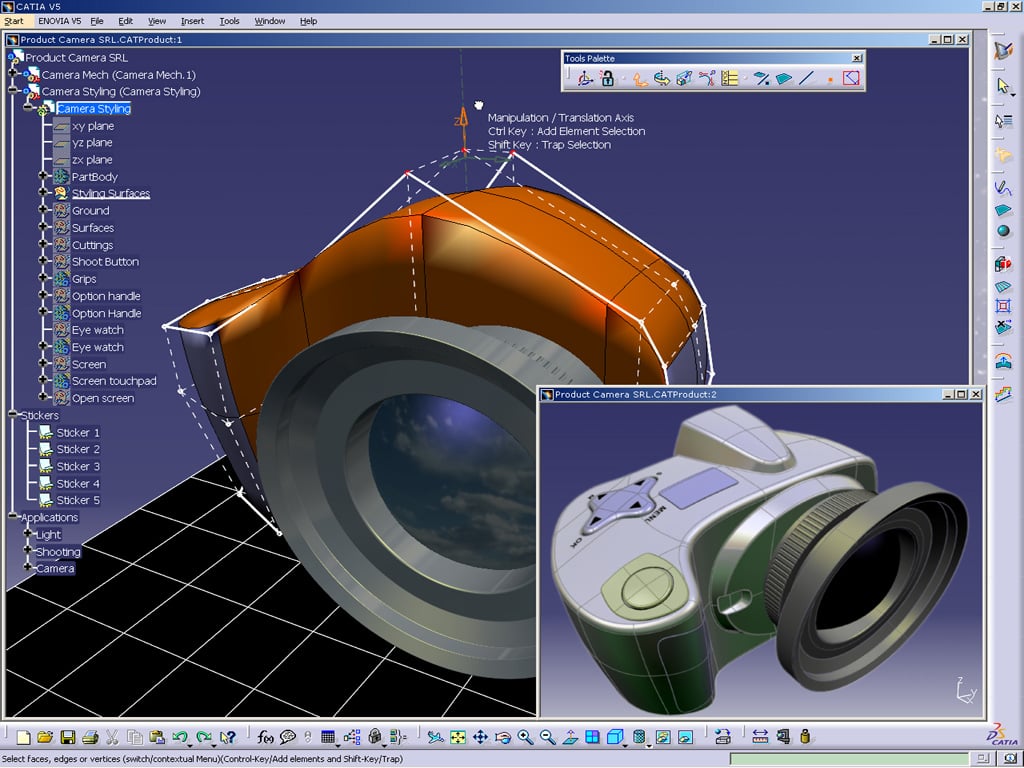 CATIA is a multi-platform software suite for computer aided design (CAD).