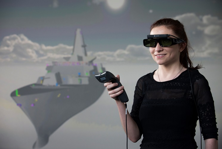 Virtual Reality Tool Is Immersed in Royal Navy Projects