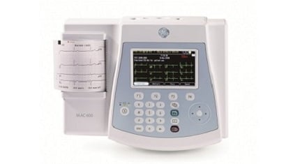 The low-cost MAC 600 ECG. Source: GE Healthcare