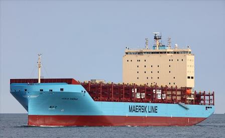 (Click to enlarge.) The Venta Maersk is slated to set sail September 1 with a cargo of frozen fish.
