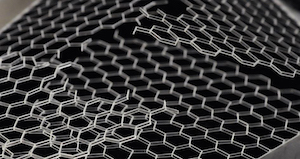 A plastic honeycomb lattice was pulled apart in an experiment studying how material rigidity affects the way things break. Image credit: Sidney Nagel, et al.