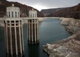 Water intake towers at Lake Mead, near Las Vegas.