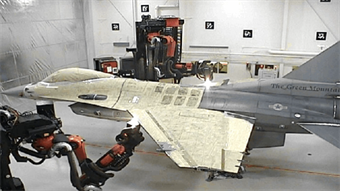 Video: Titan to de-paint planes using robots, laser ablation