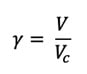 Compression ratio equation