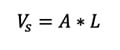 Displacement volume equation