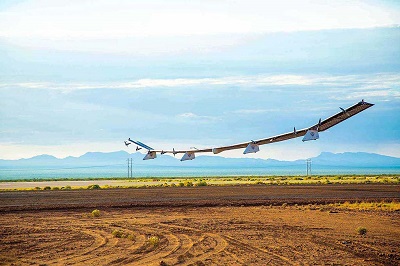 Sunglider in flight at Spaceport America in New Mexico. Source: HAPSMobile