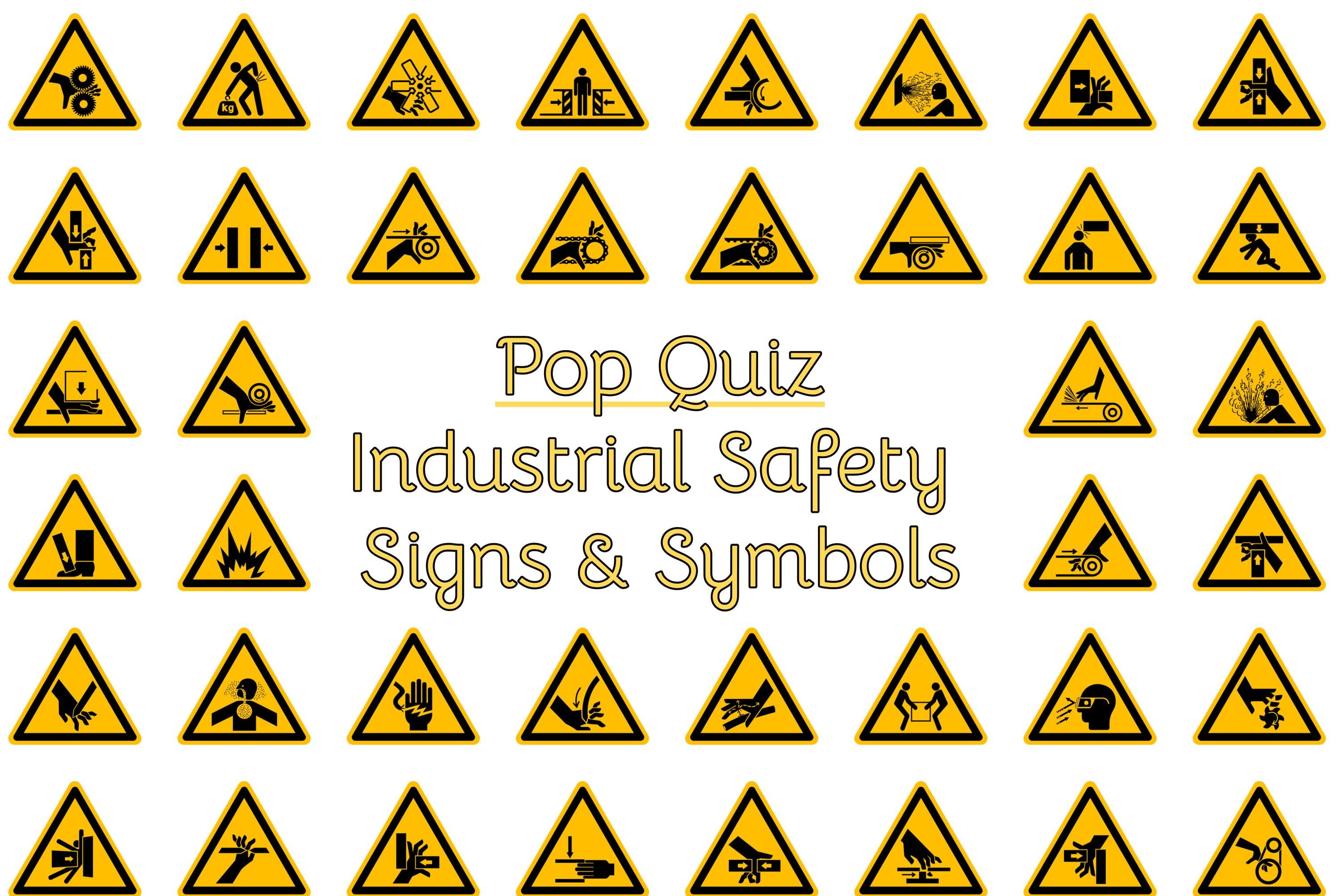 Pop quiz: Industrial safety signs and symbols - ThincB2B