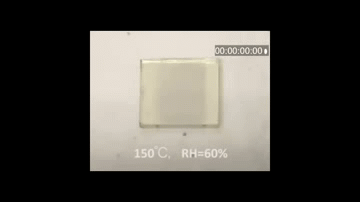 Sped-up video shows materials going from low-T to high-T phase. Source: Berkeley Lab