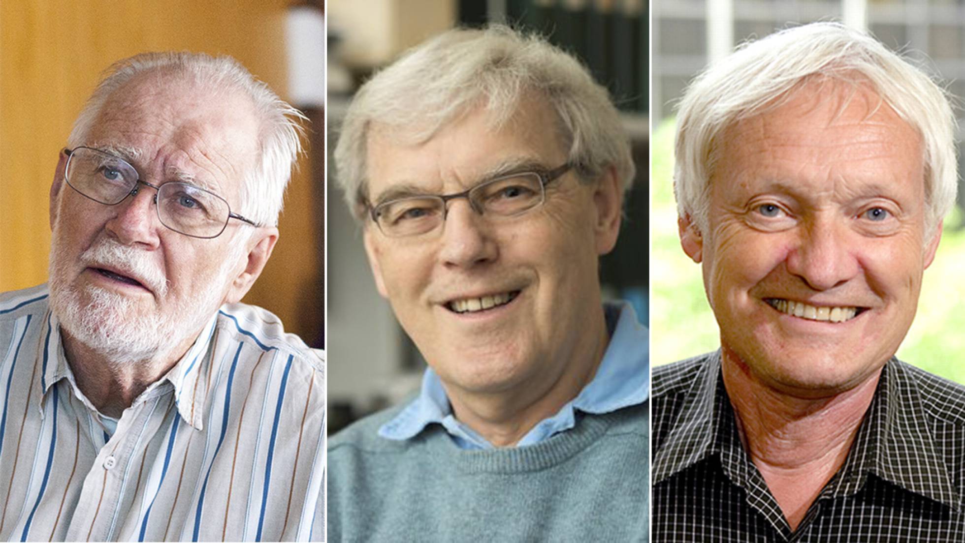 From left, Jacques Dubochet, Richard Henderson, and Joachim Frank. Source: University of Cambridge