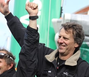(Click to enlarge.) Stan Honey was technical director for the America's cup yachting race and is an accomplished sailor. Source: Stanford University
