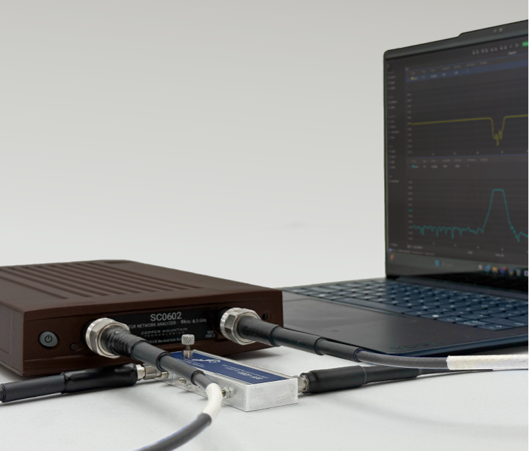 Figure 1: VNAs have long been essential tools for characterizing impedance, transmission and reflection. Source: Copper Mountain Technologies