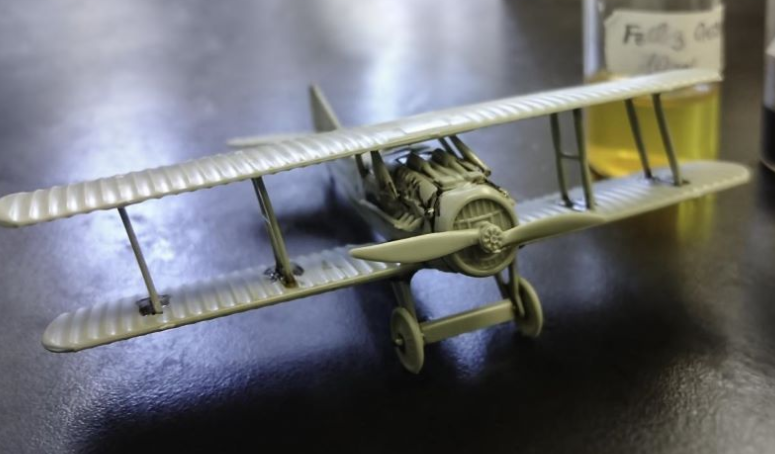 Model airplane assembled with silk-based glue. Source: Marco Lo Presti, Tufts University