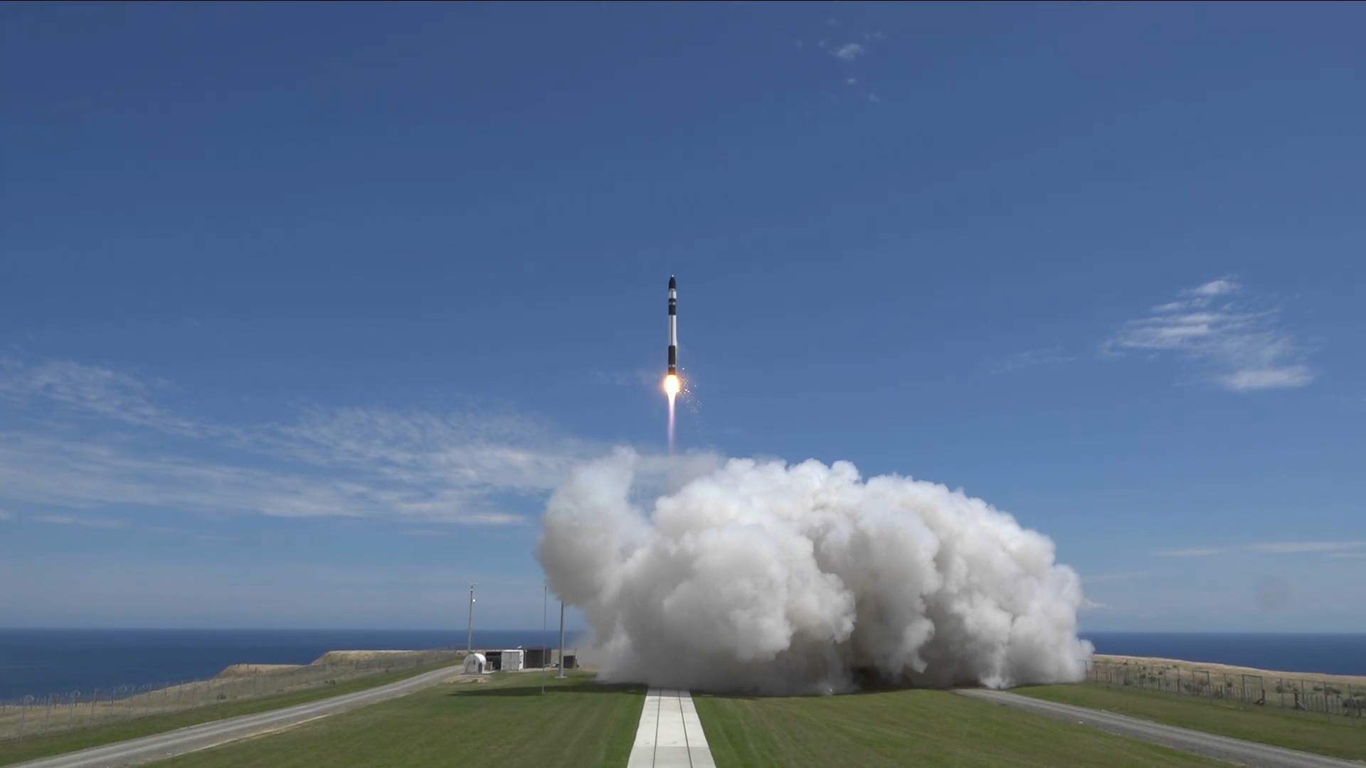 Electron lifted off from Rocket Lab’s Launch Complex 1 on the Mahia Peninsula in New Zealand. Source: Rocket Lab