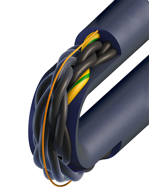 Flexible Cable Track Cables  Permanent Use with Millions of Bending Cycles