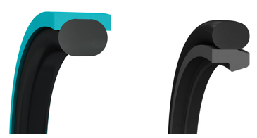 Figures 1 and 2: A piston seal (left) and a rod seal (right). Source: Seals-Shop GmbH