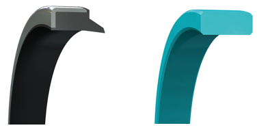 Figures 3 and 4: A scraper and wear rings. Source: Seals-Shop GmbH